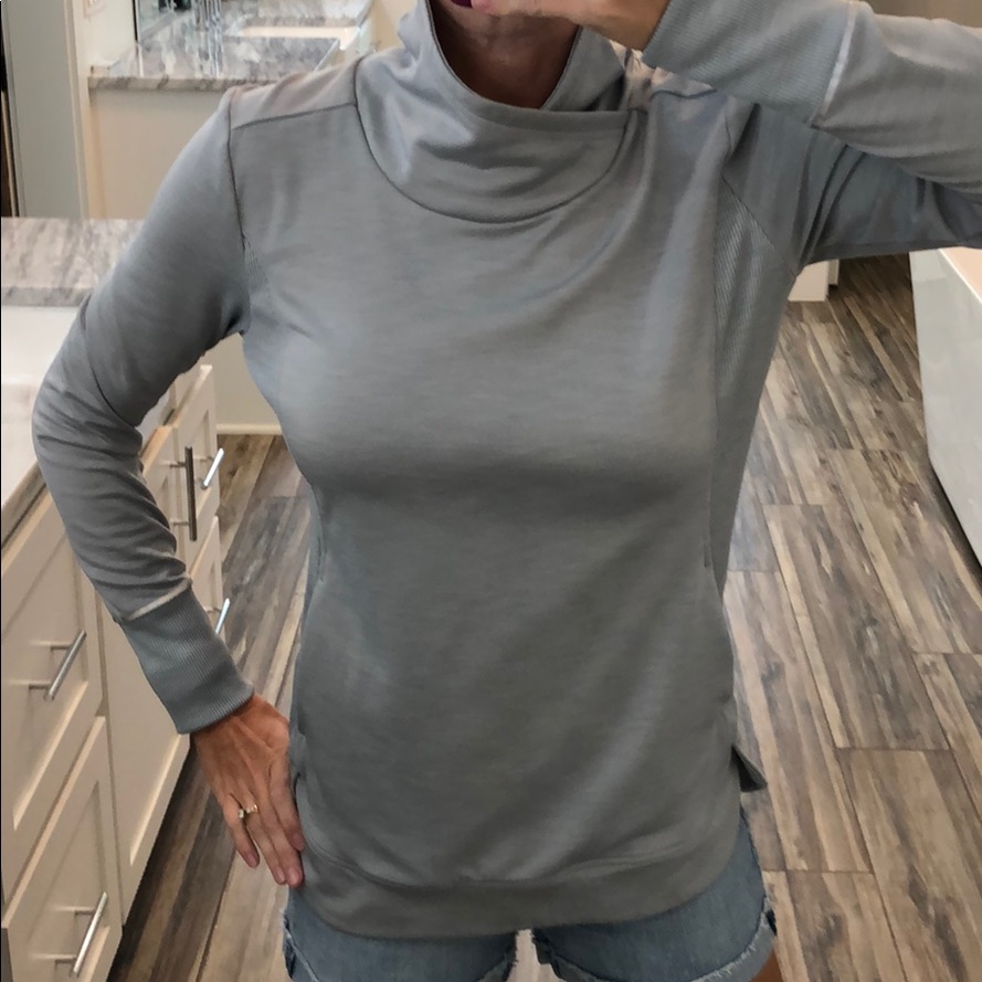 Athleta Silver Sweatshirt